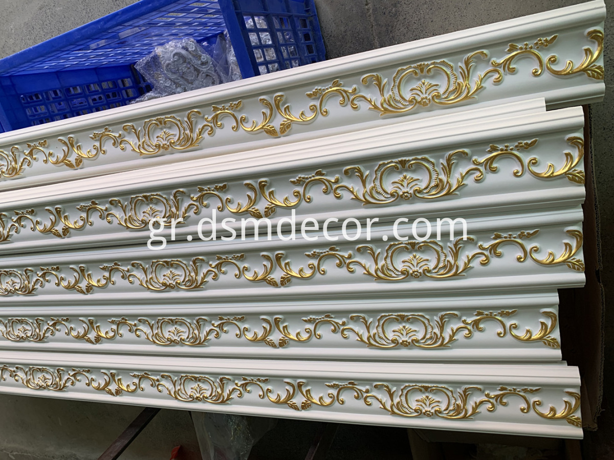 χύτευση με χρυσό PU CP205 golden PU molding CP205